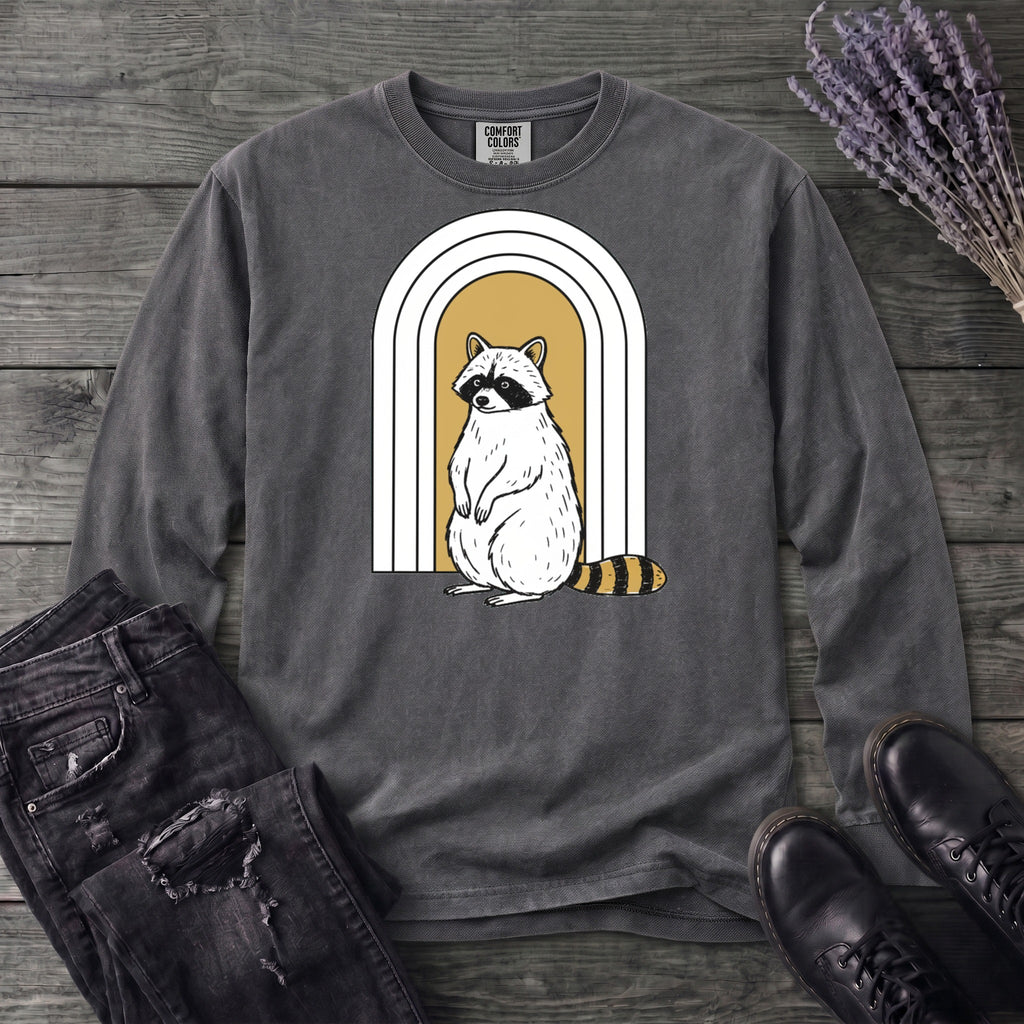 Raccoon Arch Long Sleeve T-Shirt