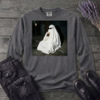 sheet ghost iced coffee curb meme Long Sleeve T-Shirt