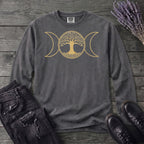 Tree Of Life Moon Goddess Long Sleeve T-Shirt