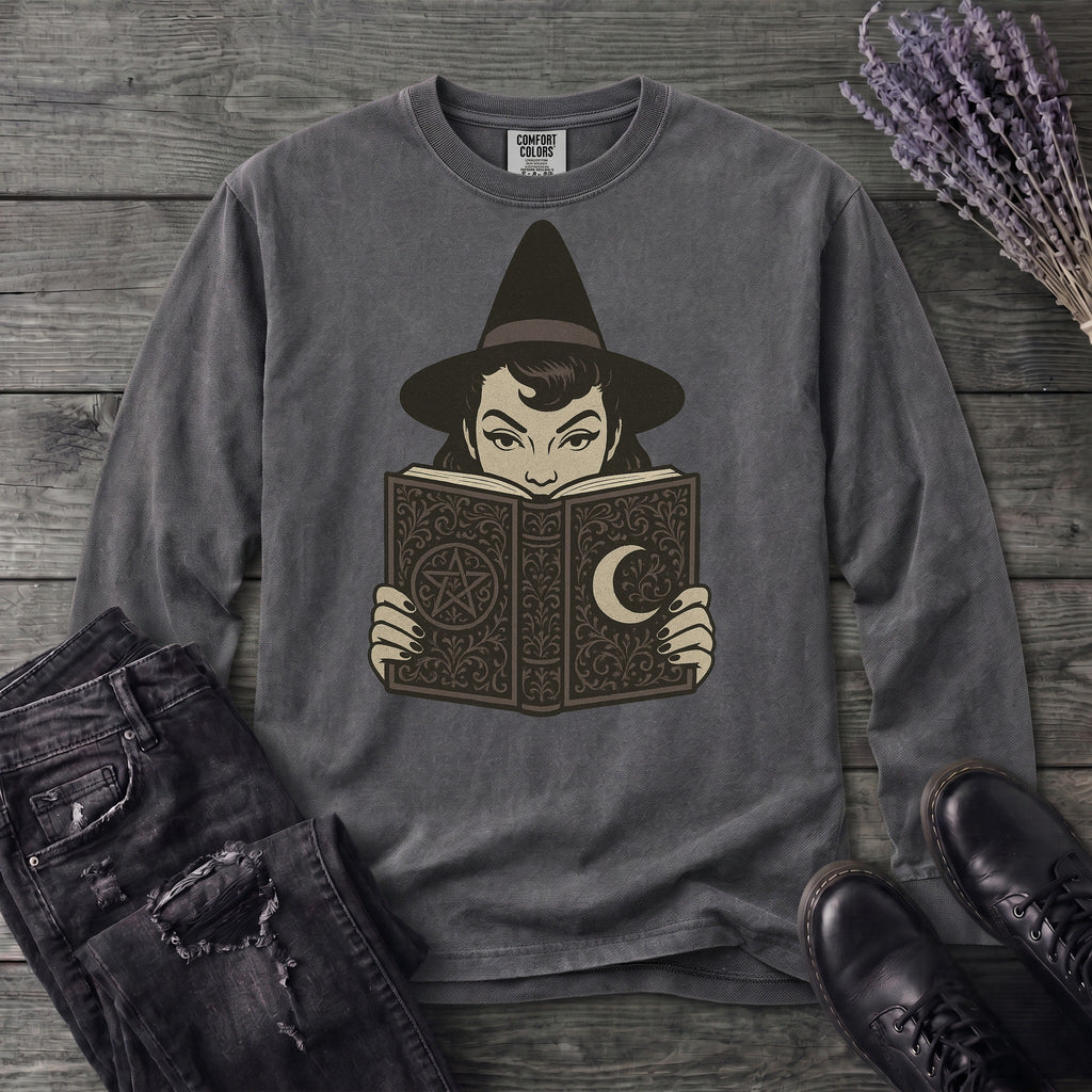 Witch Reading Long Sleeve T-Shirt