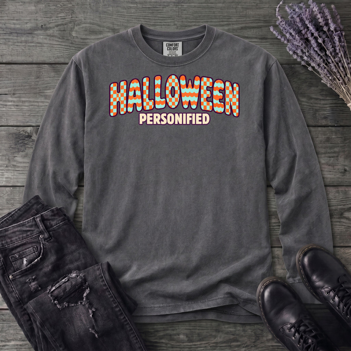 Halloween Personified Long Sleeve T-Shirt