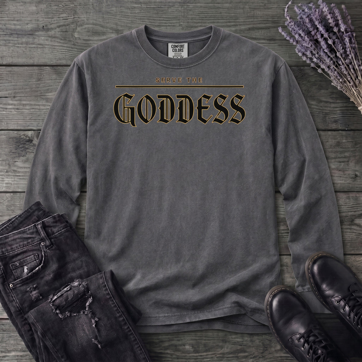 Serve The Goddess Long Sleeve T-Shirt