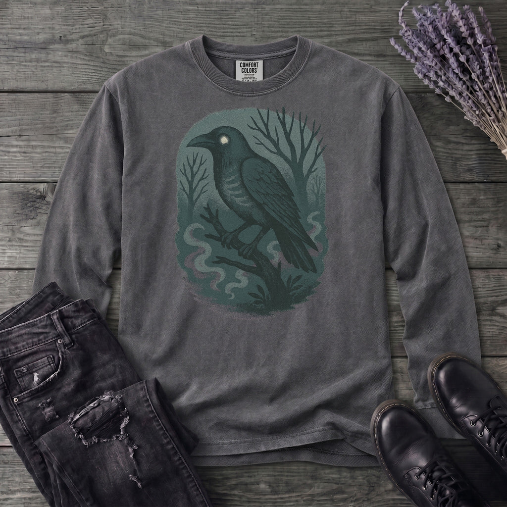 Woodland Spirits Raven Long Sleeve T-Shirt