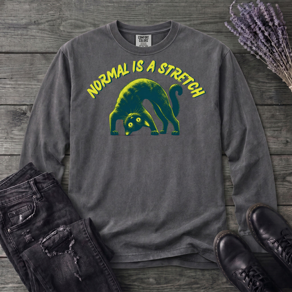 Normal Is A Stretch Long Sleeve T-Shirt