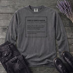 Museum Exhibit Card Long Sleeve T-Shirt