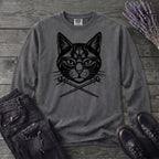 Cat Knitting Needles Long Sleeve T-Shirt
