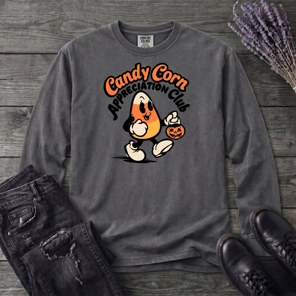 Candy Corn Appreciation Club Long Sleeve T-Shirt