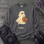 Ghost Dog Trick-Or-Treating Long Sleeve T-Shirt