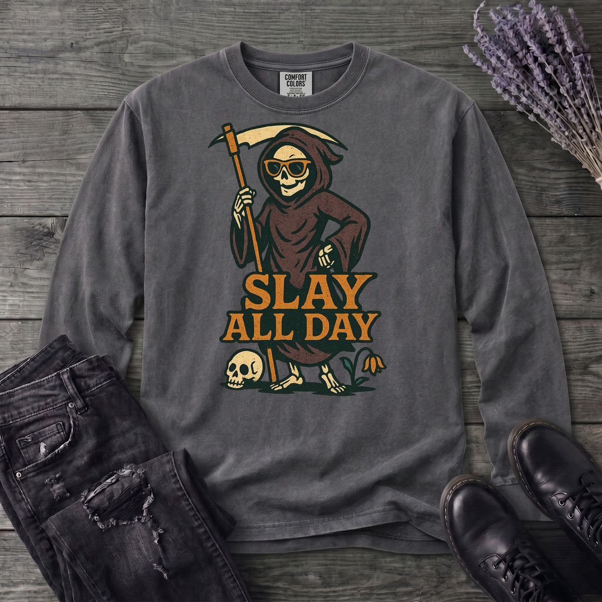 Slay All Day Long Sleeve T-Shirt