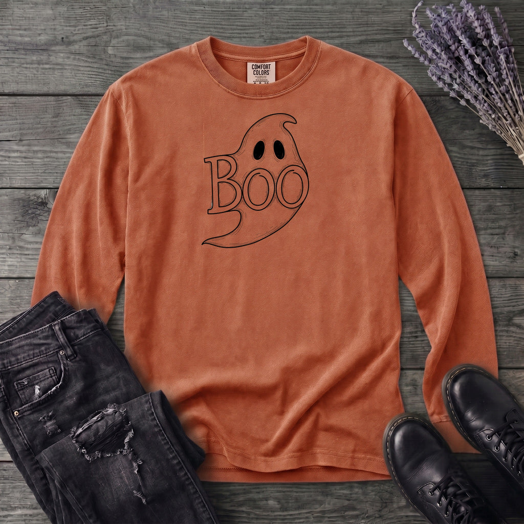 Boo Ghost Long Sleeve T-Shirt