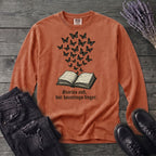 Stories End But Hautings Linger Long Sleeve T-Shirt