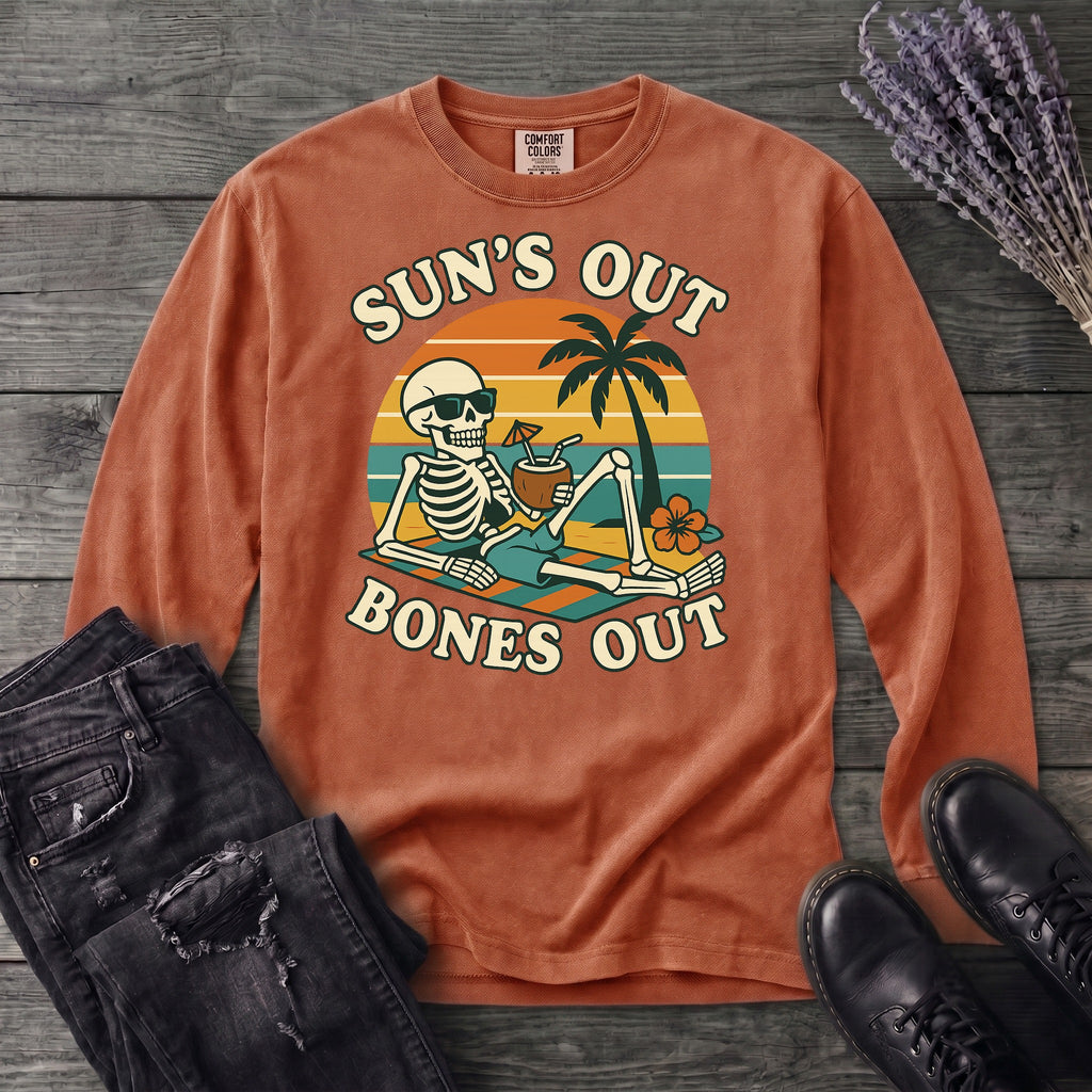 Suns Out Bones Out Long Sleeve T-Shirt
