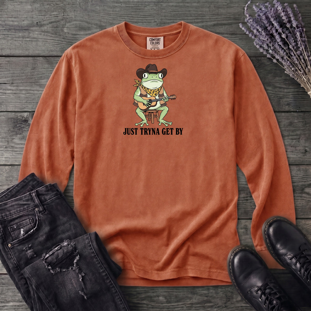 Just Tryna Get By Long Sleeve T-Shirt