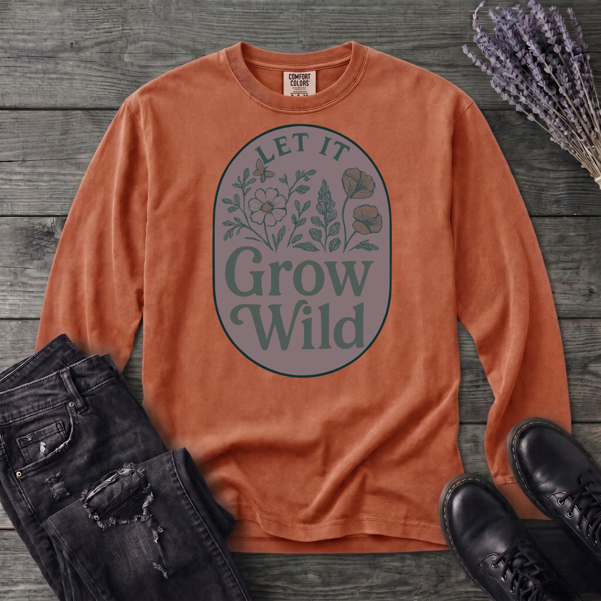 Let It Grow Wild Long Sleeve T-Shirt