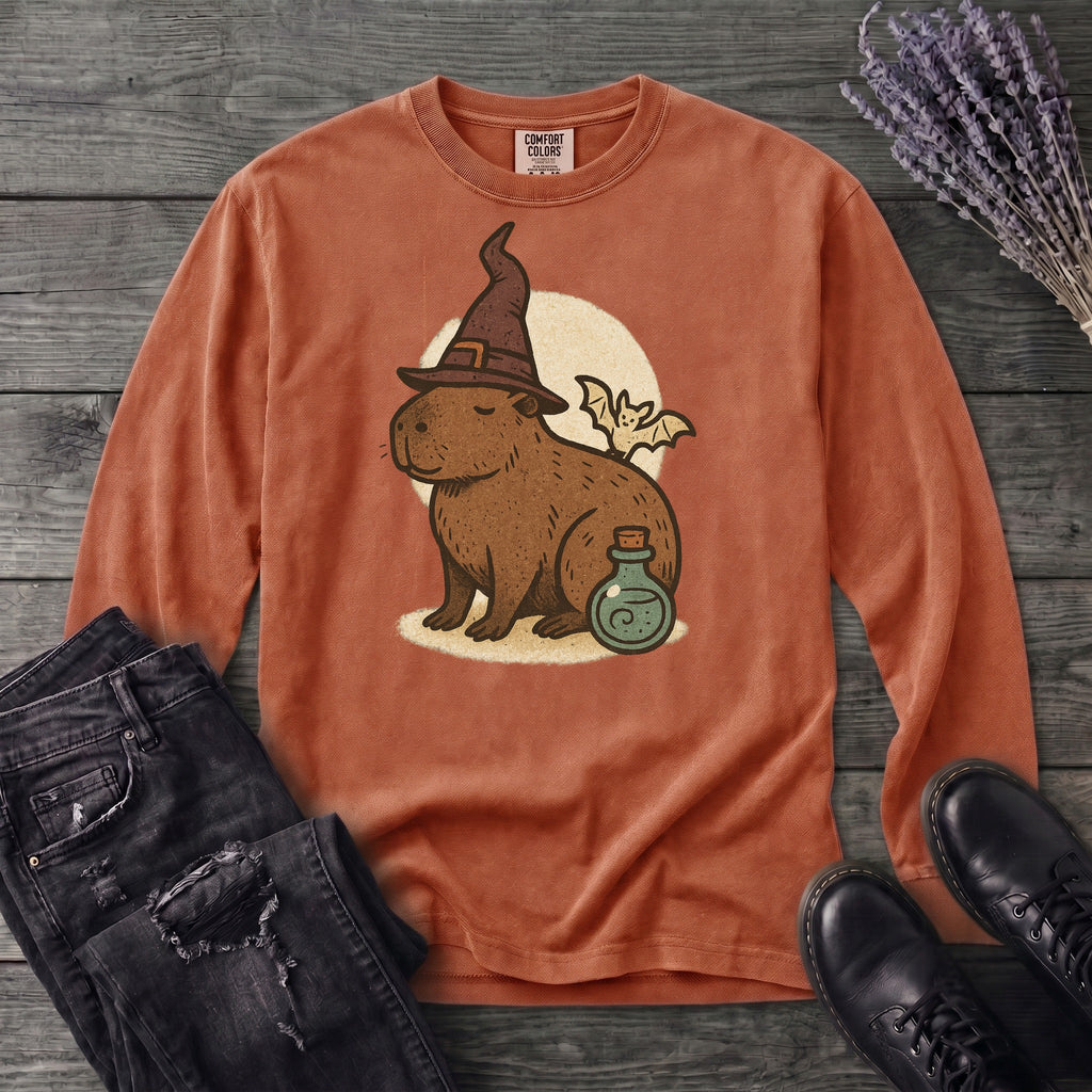 capybarra witch Long Sleeve T-Shirt