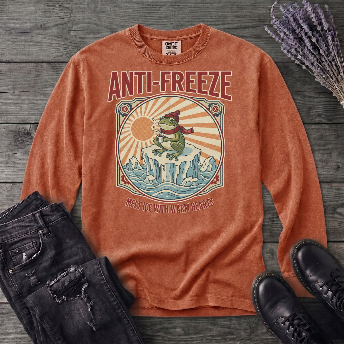 Anti Freeze Frog Long Sleeve T-Shirt