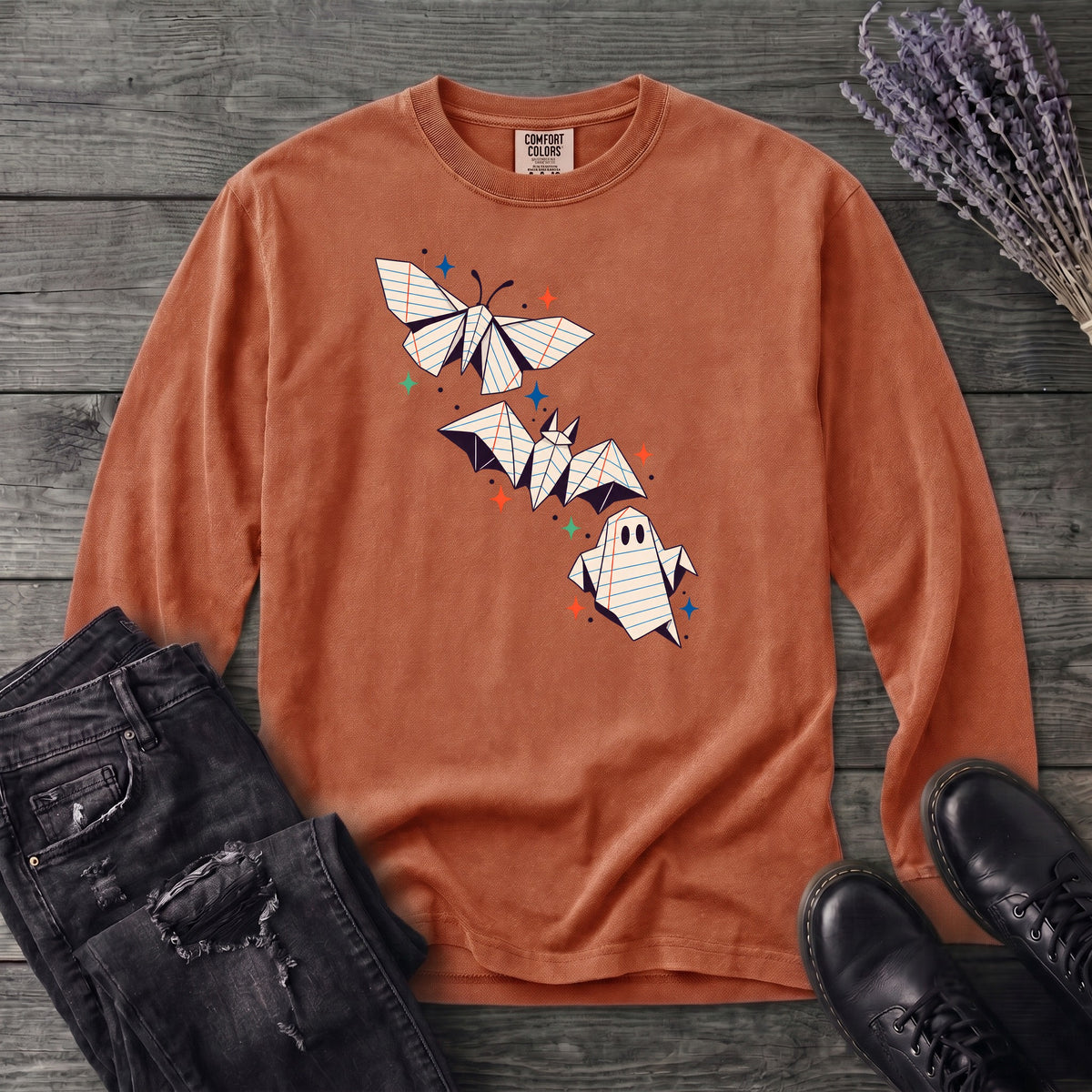 Spooky Notes Long Sleeve T-Shirt