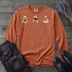 Ghosts Autumn Icons Long Sleeve T-Shirt