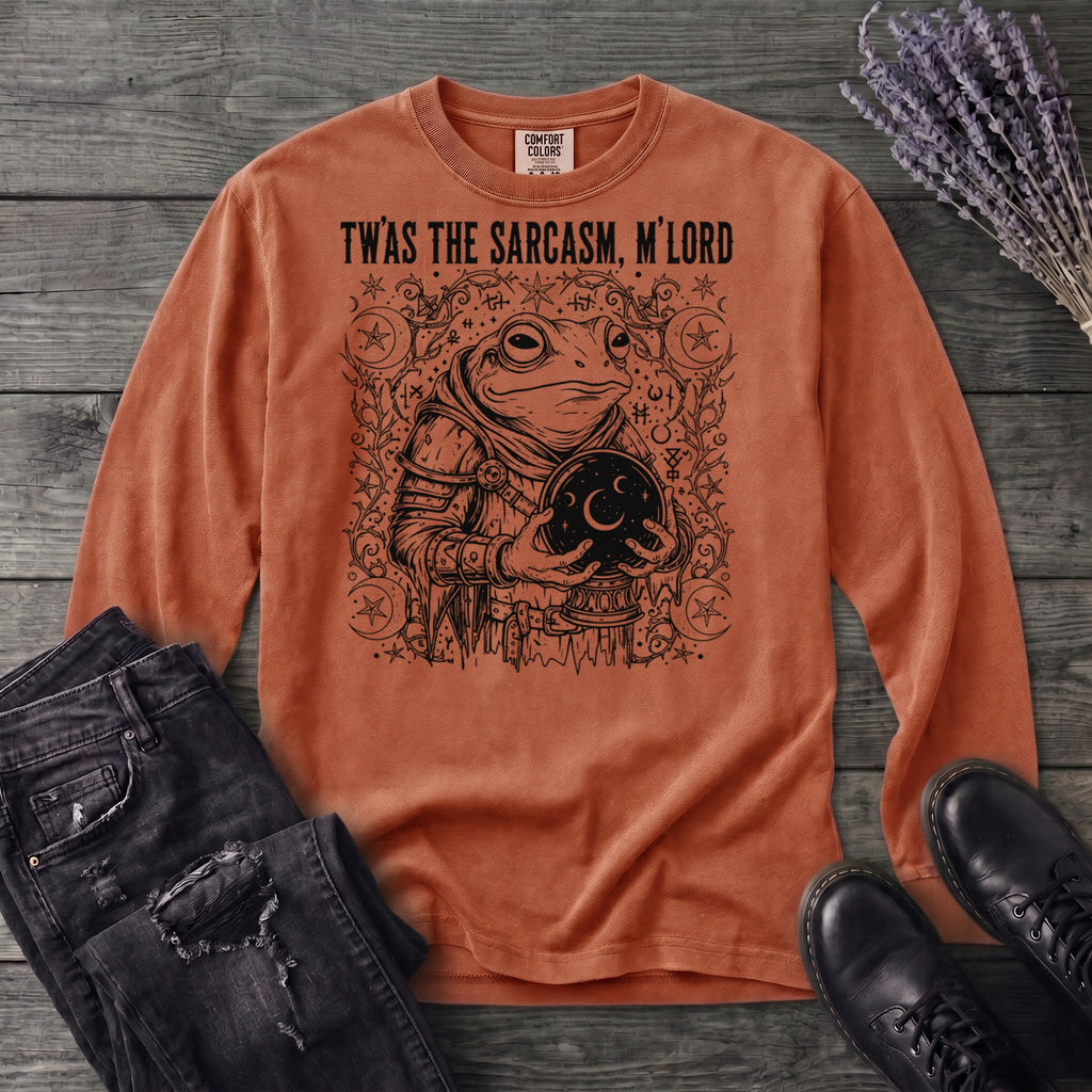 Twas The Sarcasm Frog Long Sleeve T-Shirt