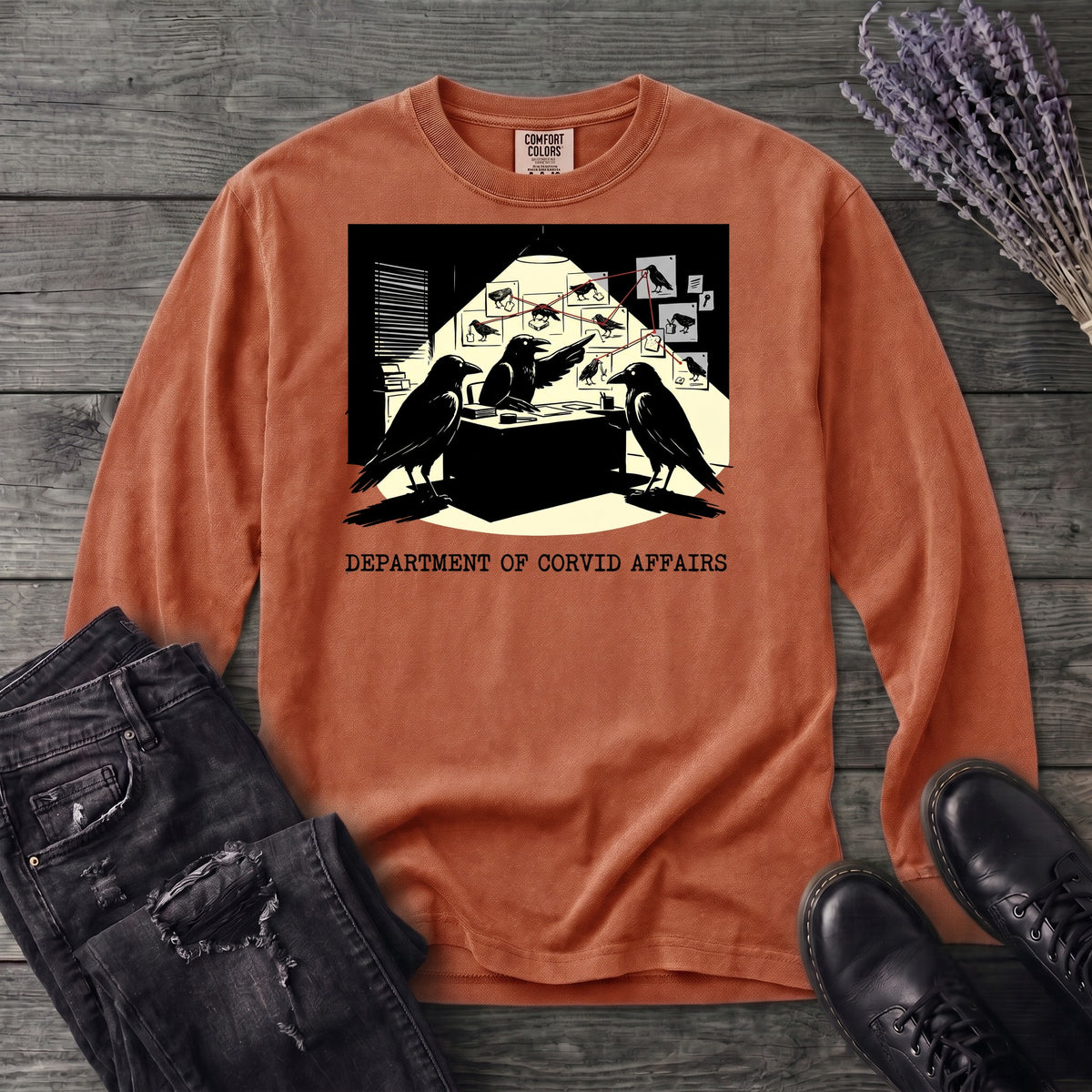 Department of Corvid Affairs Long Sleeve T-Shirt