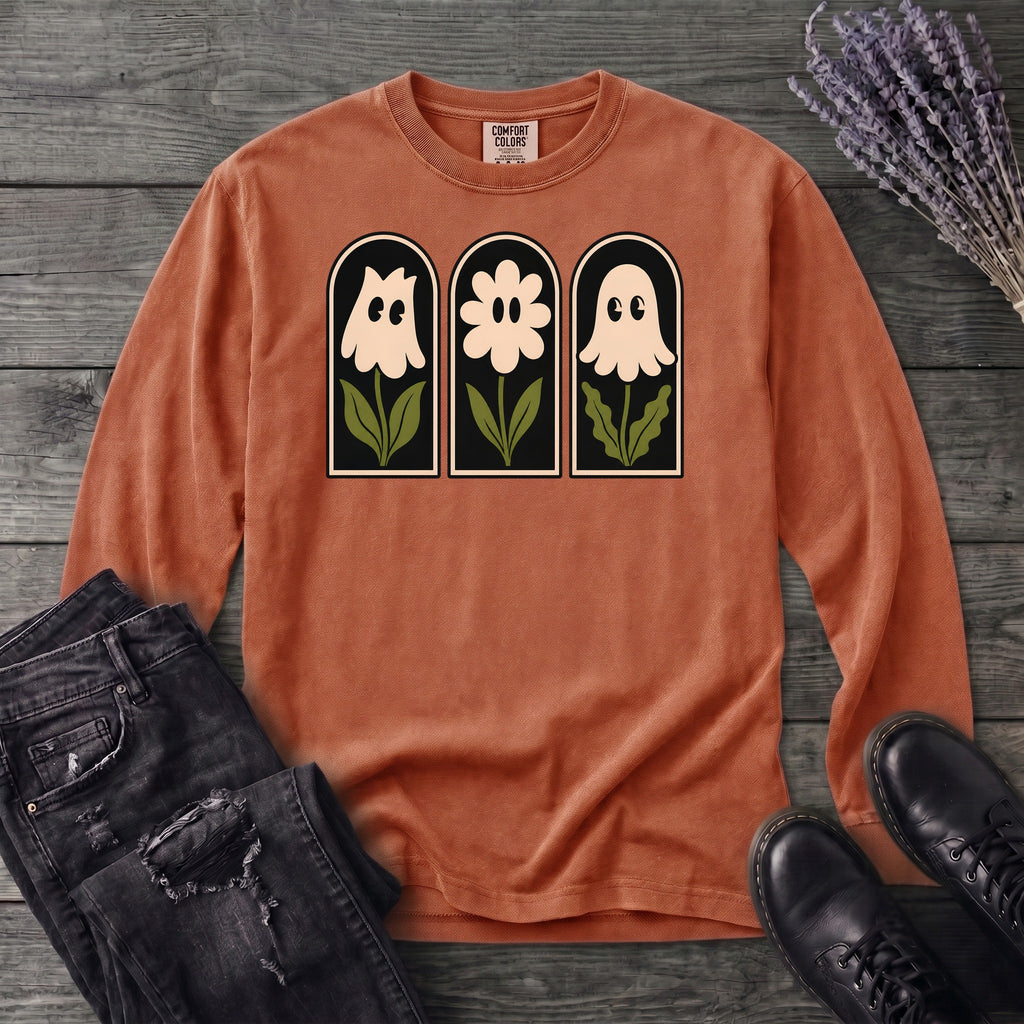 Ghosts In Bloom Long Sleeve T-Shirt
