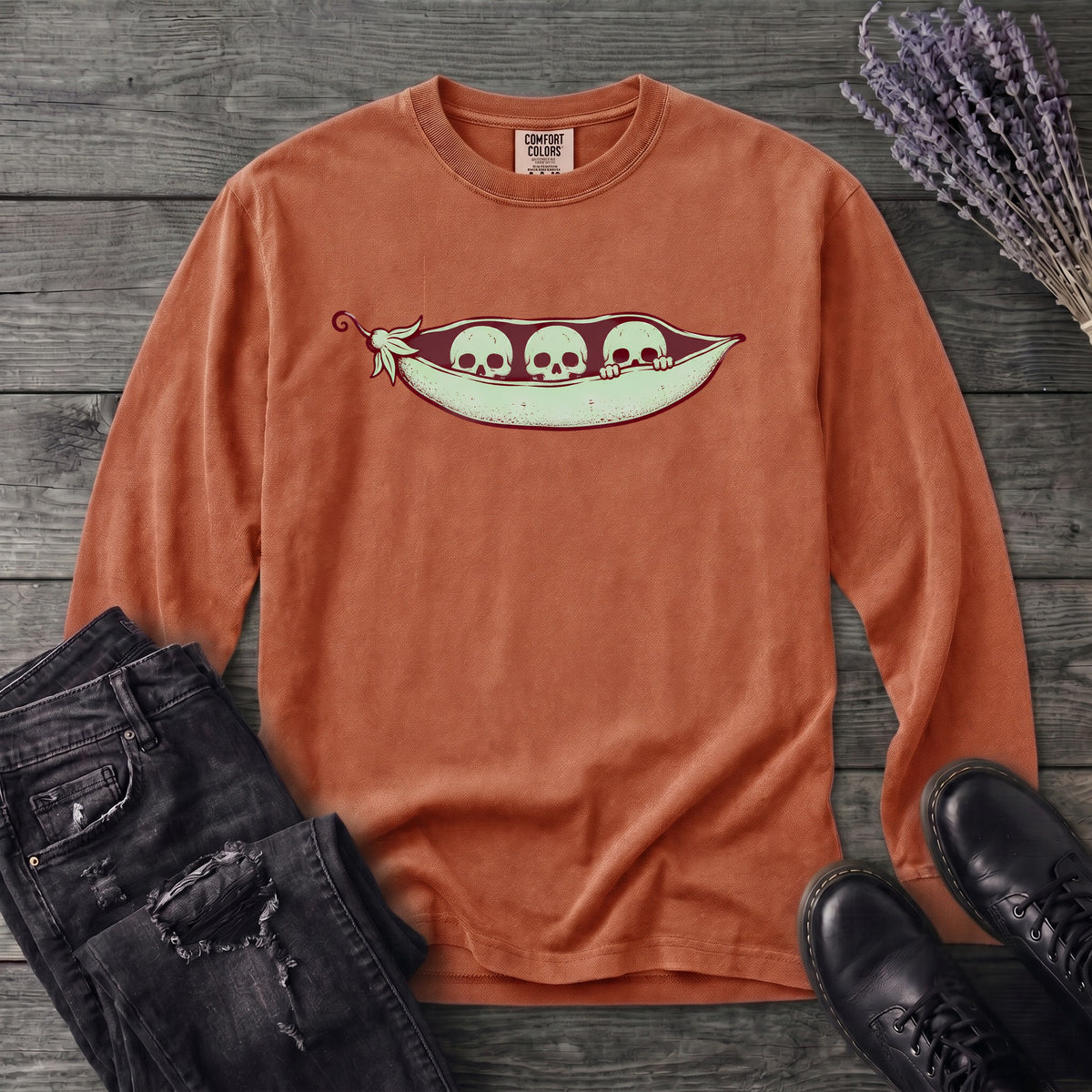 Rest In Peas Long Sleeve T-Shirt