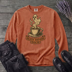 Death Before Decaf Long Sleeve T-Shirt