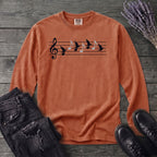 Music In Flight Long Sleeve T-Shirt