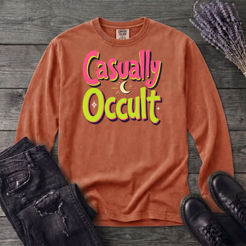 Bright Casually Occult Long Sleeve T-Shirt