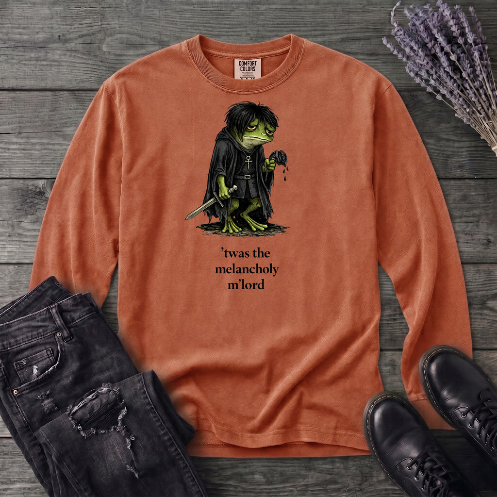 Twas The Melancholy Long Sleeve T-Shirt