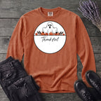 Ghost Thankful Badge Long Sleeve T-Shirt