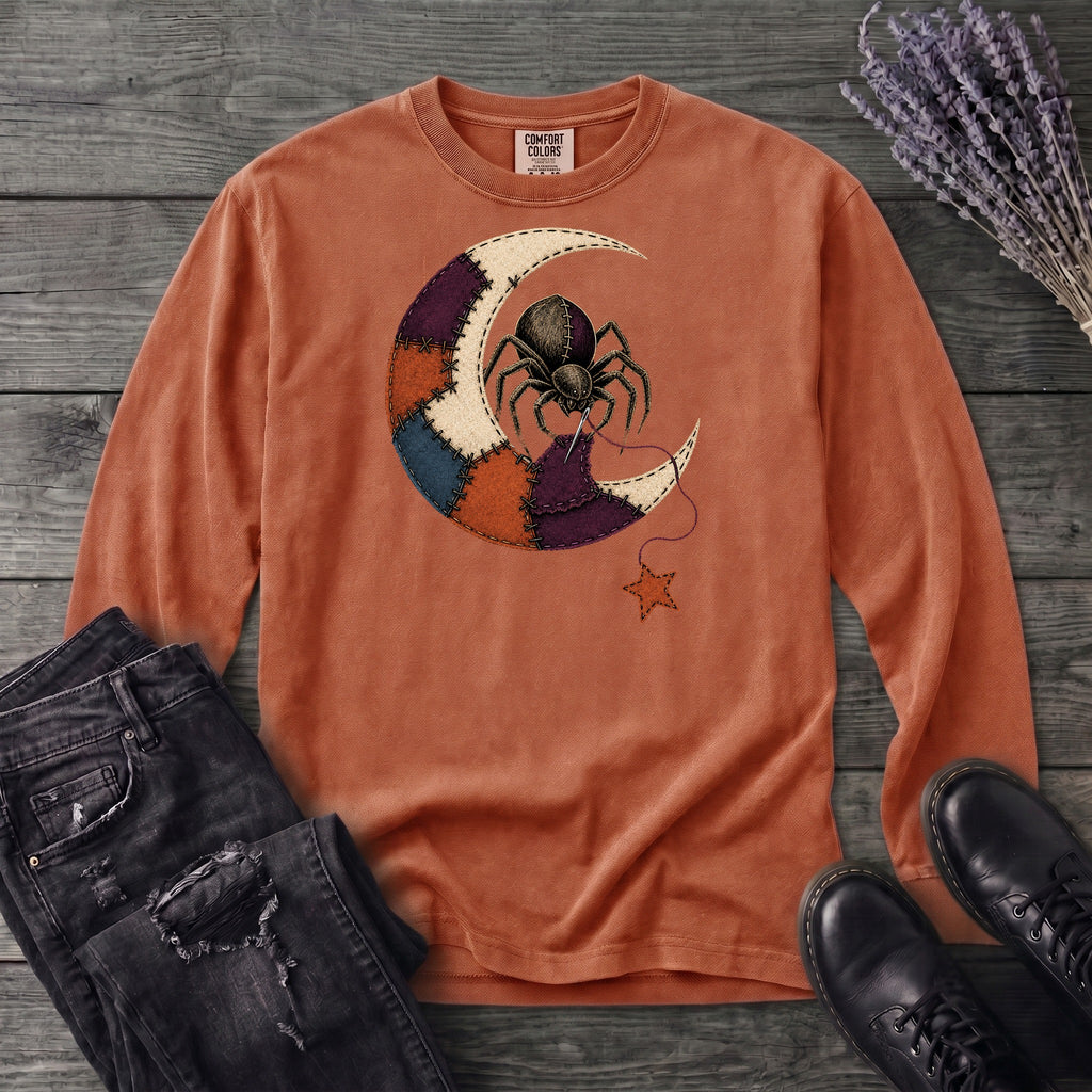 Stitching The Moon Long Sleeve T-Shirt