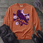 Geometric Crow Long Sleeve T-Shirt