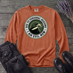 Due To Personal Reasons I Am Evil Now Long Sleeve T-Shirt