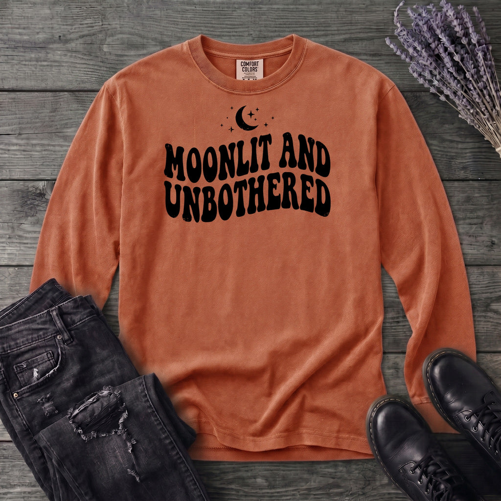 Moonlit and Unbothered Long Sleeve T-Shirt