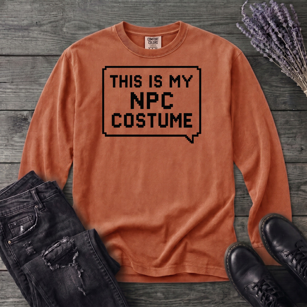This Is My Npc Costume Long Sleeve T-Shirt