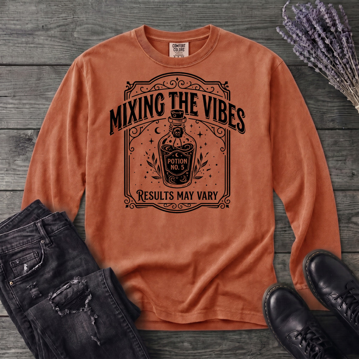 Mixing The Vibes Long Sleeve T-Shirt