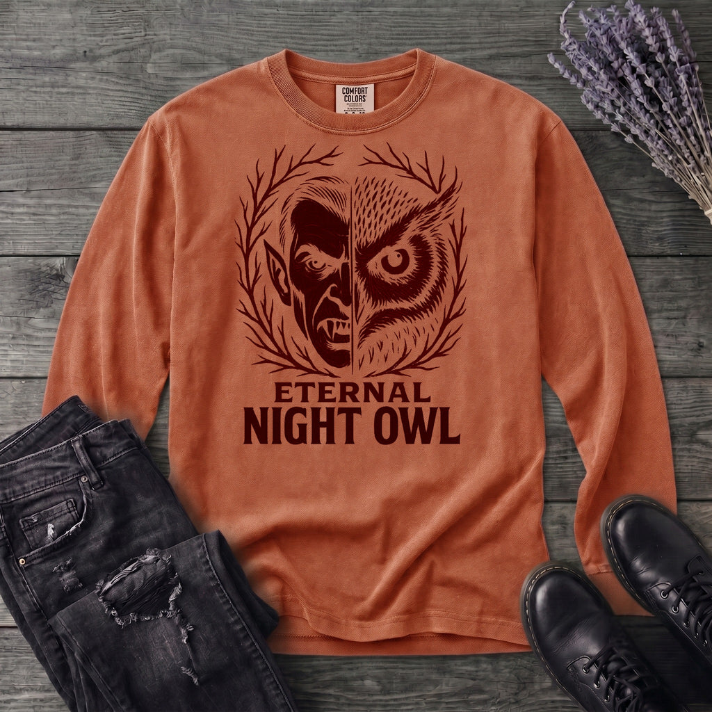 Eternal Night Owl Long Sleeve T-Shirt