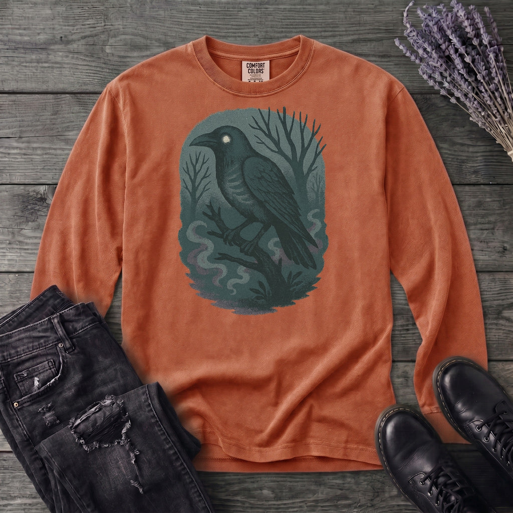 Woodland Spirits Raven Long Sleeve T-Shirt