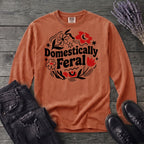 domestically feral Long Sleeve T-Shirt