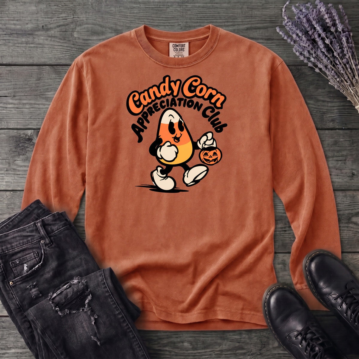 Candy Corn Appreciation Club Long Sleeve T-Shirt