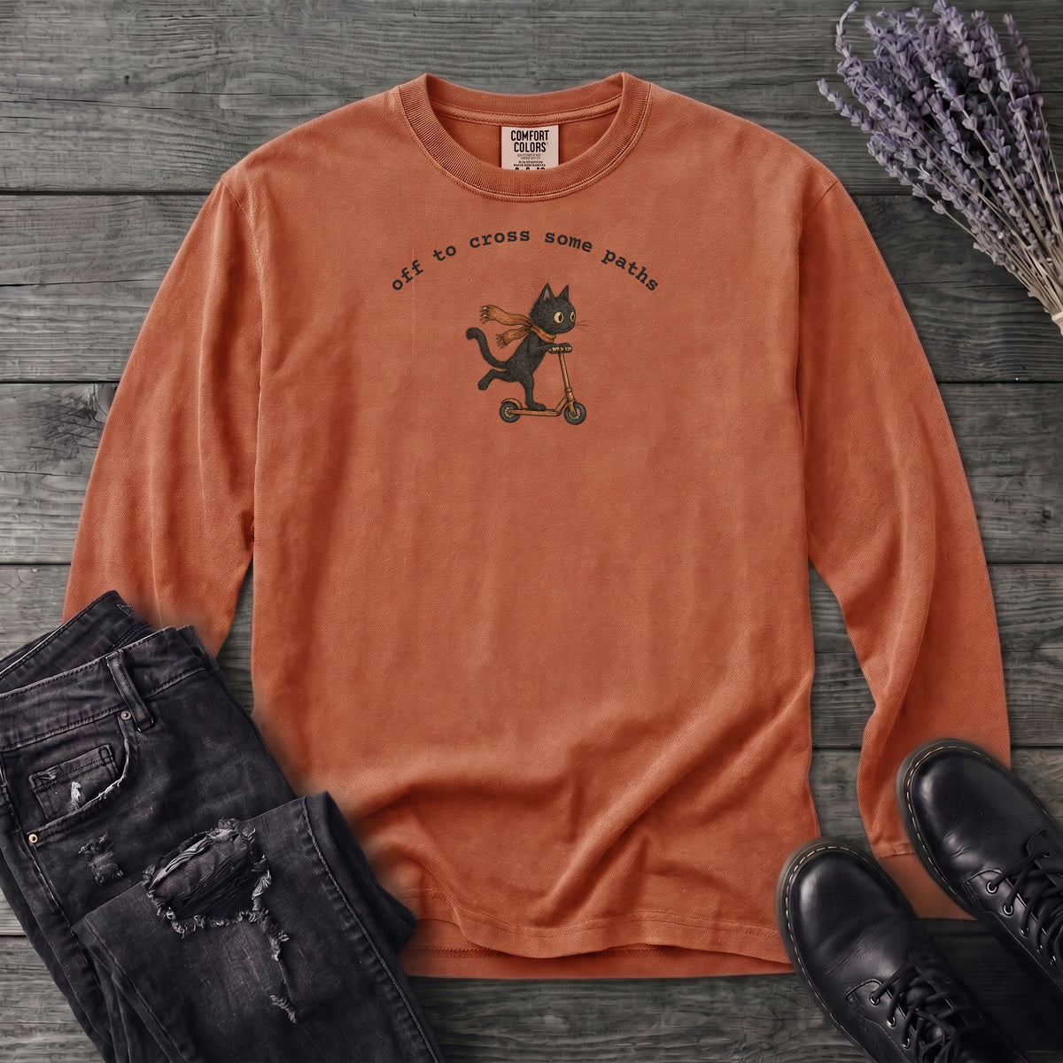 Off To Cross Some Paths Long Sleeve T-Shirt
