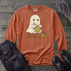 Knitting Ghost Long Sleeve T-Shirt