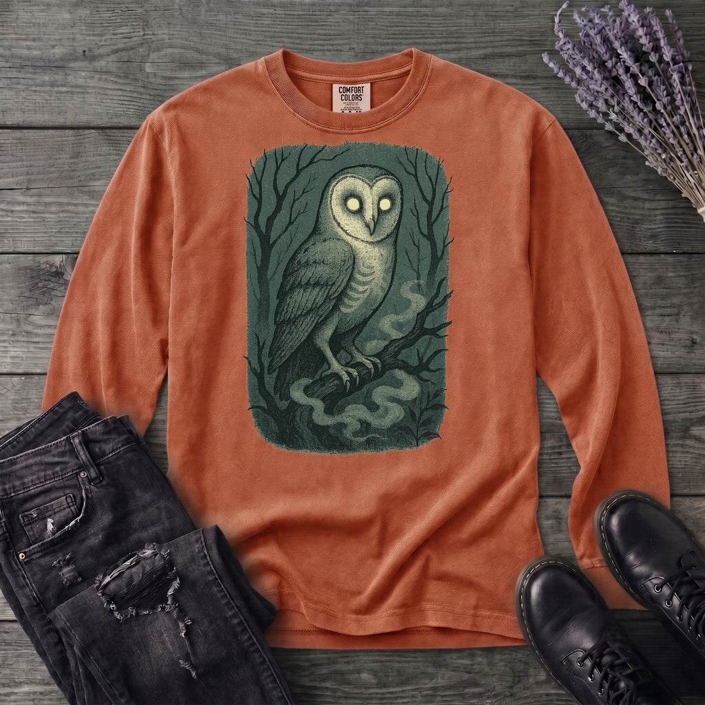 Woodland Spirits Owl Long Sleeve T-Shirt