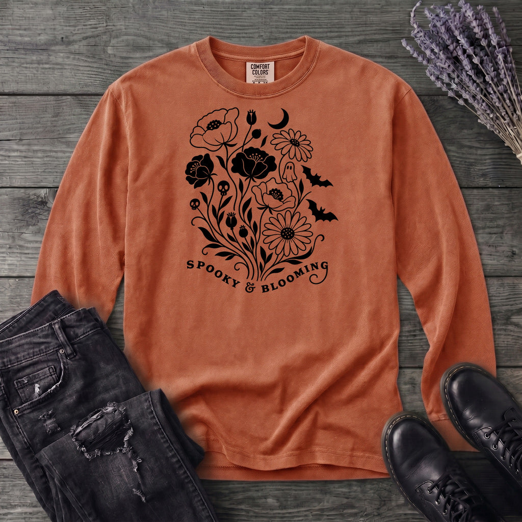 Spooky and Blooming Long Sleeve T-Shirt