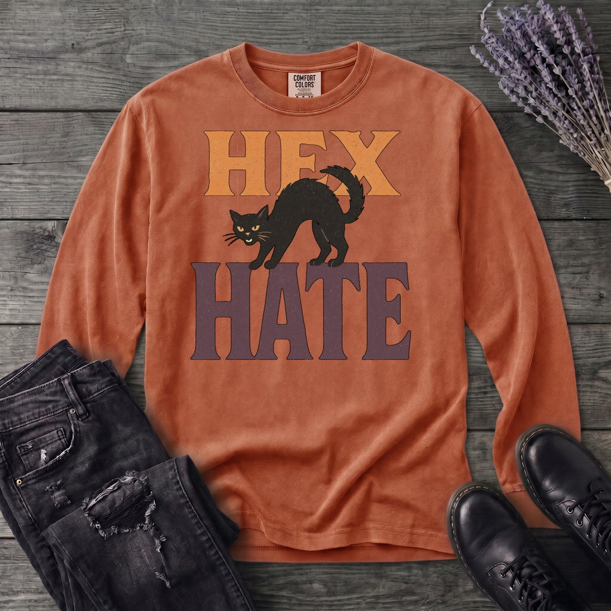 Hex Hate Long Sleeve T-Shirt