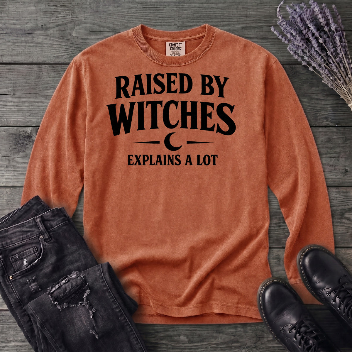 raised by witches Long Sleeve T-Shirt