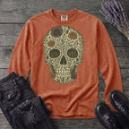 Wildflower Skull Long Sleeve T-Shirt