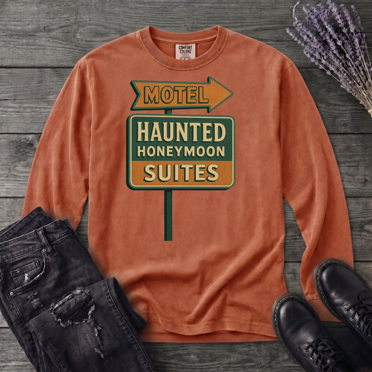 Haunted Honeymoon Suites Long Sleeve T-Shirt