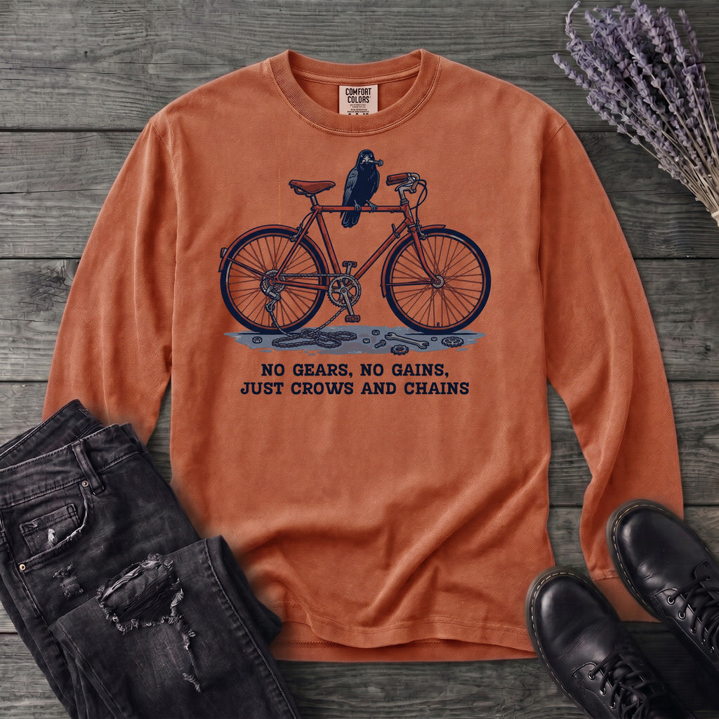 No Gears No Gains Long Sleeve T-Shirt